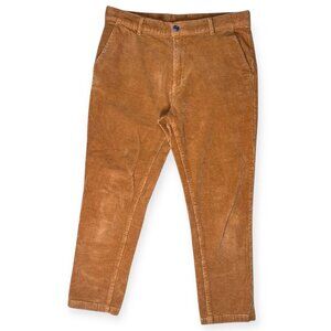 Brown Corduroy Pants Straight Leg Approx Size Medium